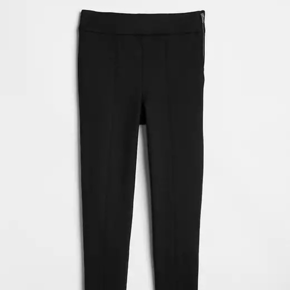 Gap Side-Zip Ponte Legging size S Charcoal Heather - Picture 8 of 8